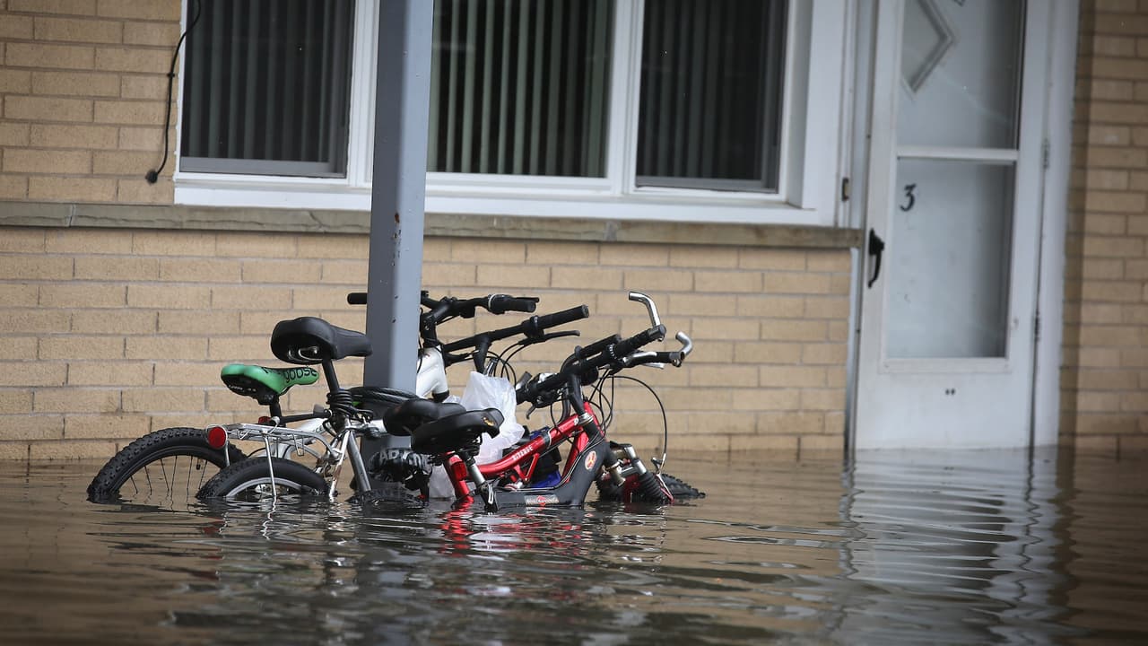Objetos fueron cubiertos por agua durante esta inundación.