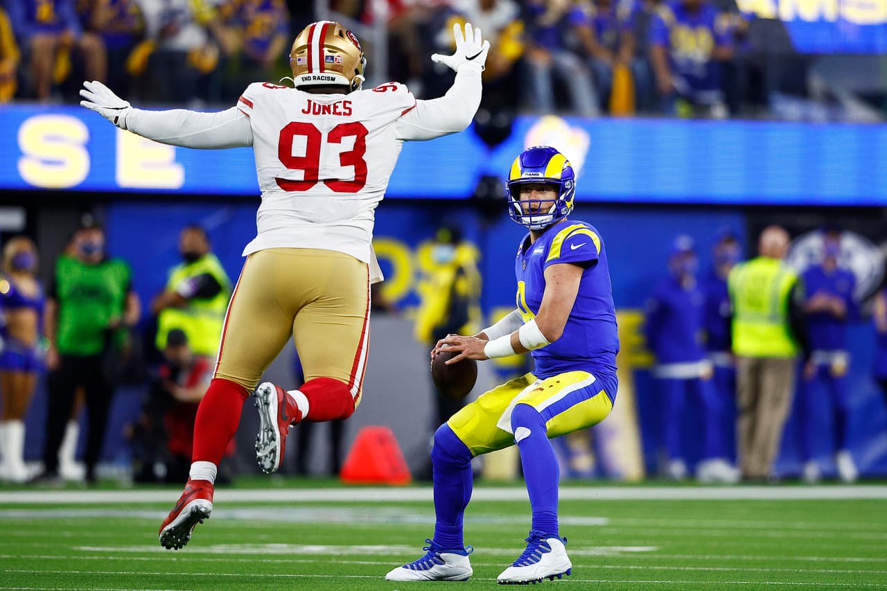 Los San Francisco 49ers se enfrentaron a Los Angeles Rams en la Final de la Conferencia Nacional.