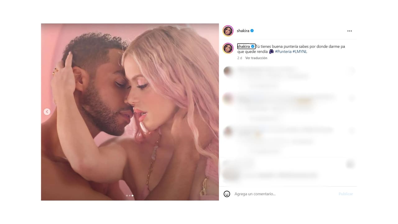 Lucien Laviscount es el galán de Shakira en el video 'Puntería'.