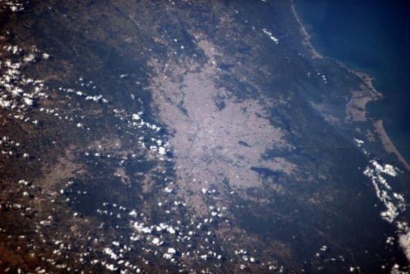 El tiempo se ve muy bien en Sao Paulo. Fotos: @astro_reid
