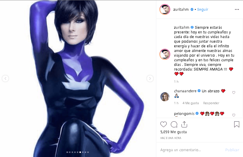 Las actrices 
<b><a href="https://www.univision.com/famosos/chantal-andere-celebra-la-vida-del-hombre-que-llego-a-completar-la-familia-que-siempre-sono-fotos">Chantal Andere</a></b> y Lorena Meritano enviaron un abrazo a Zurita, mientras que Héctor Suárez Gomís, escribió: “Un abrazo enorme a tu corazón, Humberto”.