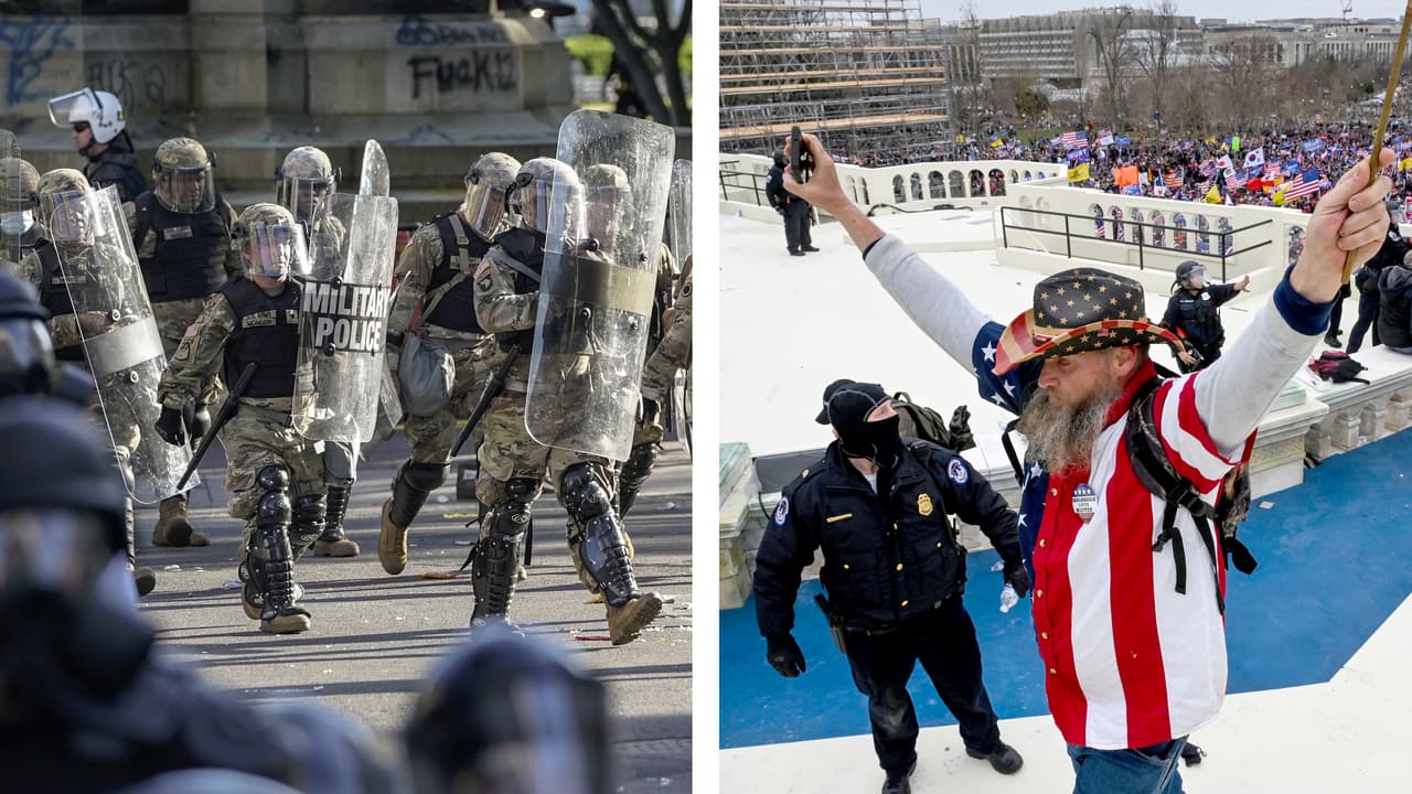 El Capitolio y la Casa Blanca: dos protestas en edificios del gobierno con resultados muy diferentes
