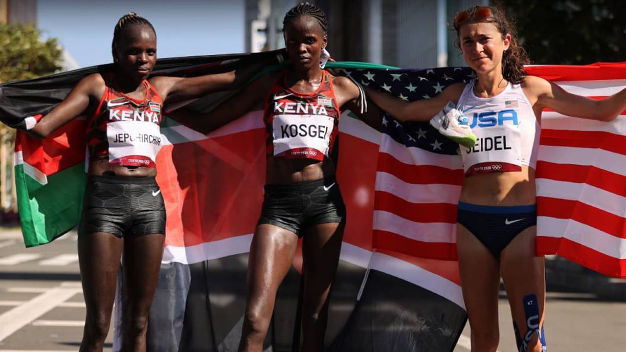 La estadounidense Molly Seidel obtiene bronce en un maratón que rompió una marca