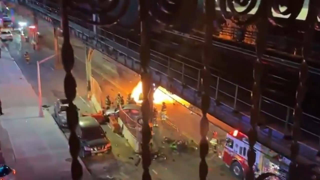 Muere joven hispana en aparatoso accidente de un Lamborghini en El Bronx