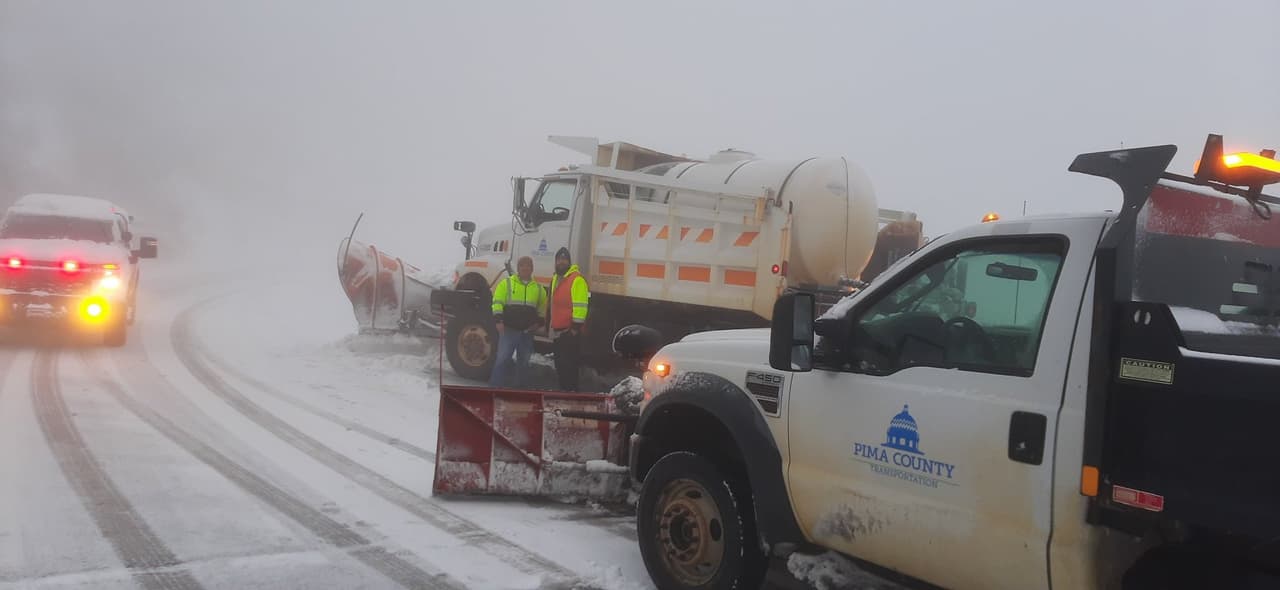 Para conocer las condiciones actuales de la carretera en el condado de Pima, llame al (520) 547-7510.
<br>