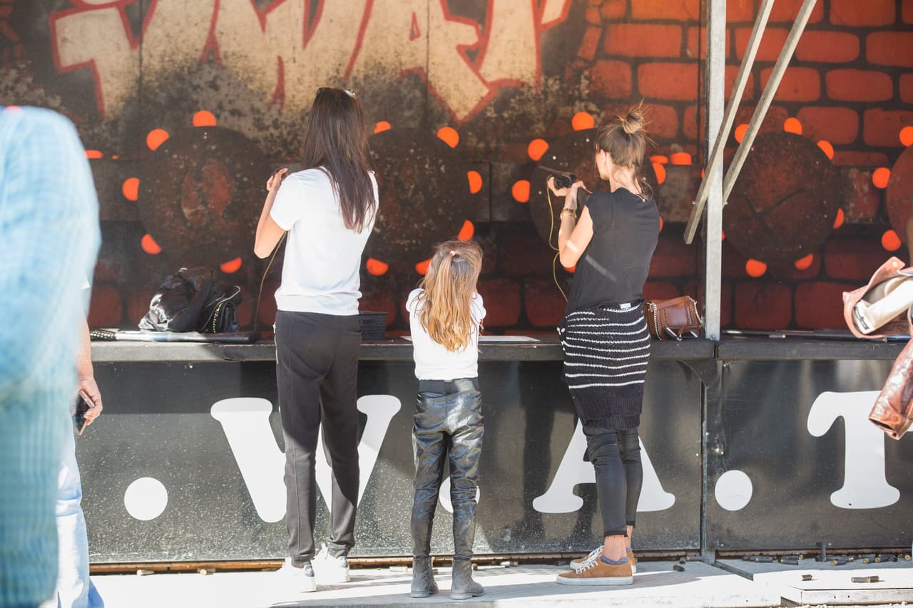 Probaron su puntería.