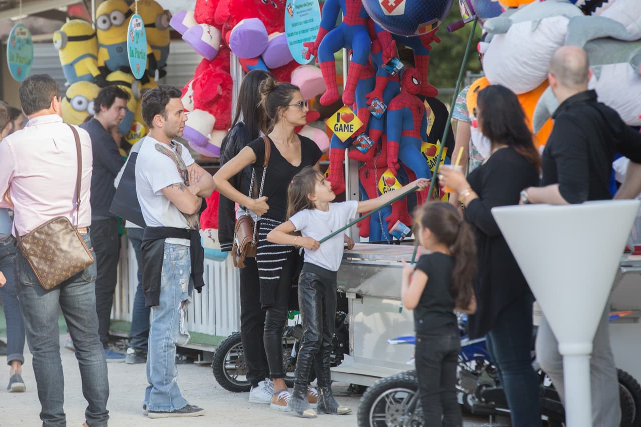 Participaron por algunos peluches, aunque no tuvieron mucha suerte.