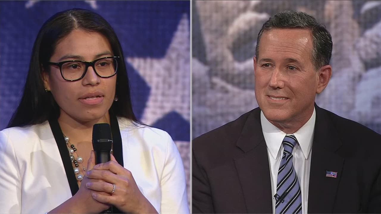 El brutal consejo de Rick Santorum a una dreamer: "Puedes irte a cualquier otro país"