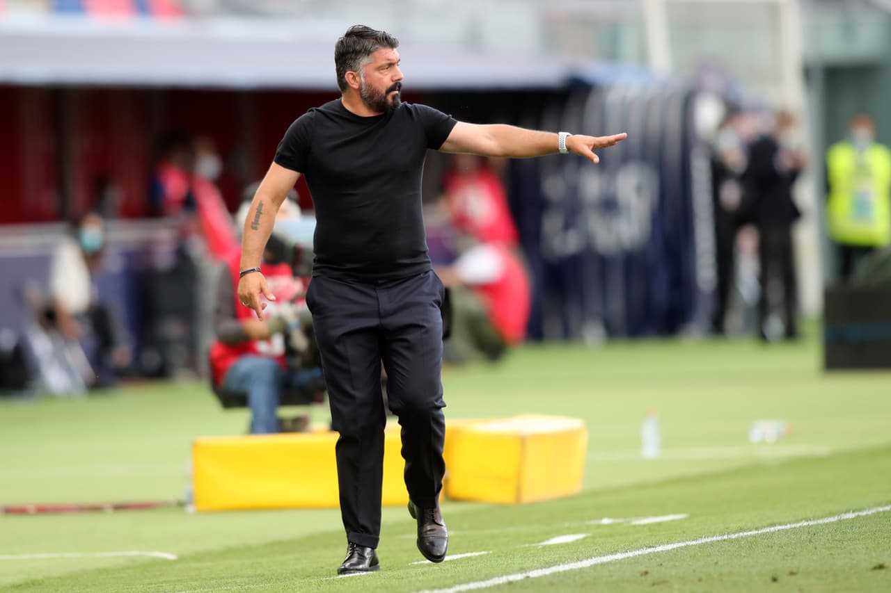 Genaro Gattuso decidió sacar a Hirving ‘Chucky’ Lozano de la cancha; Lorenzo Insigne entró en su lugar.