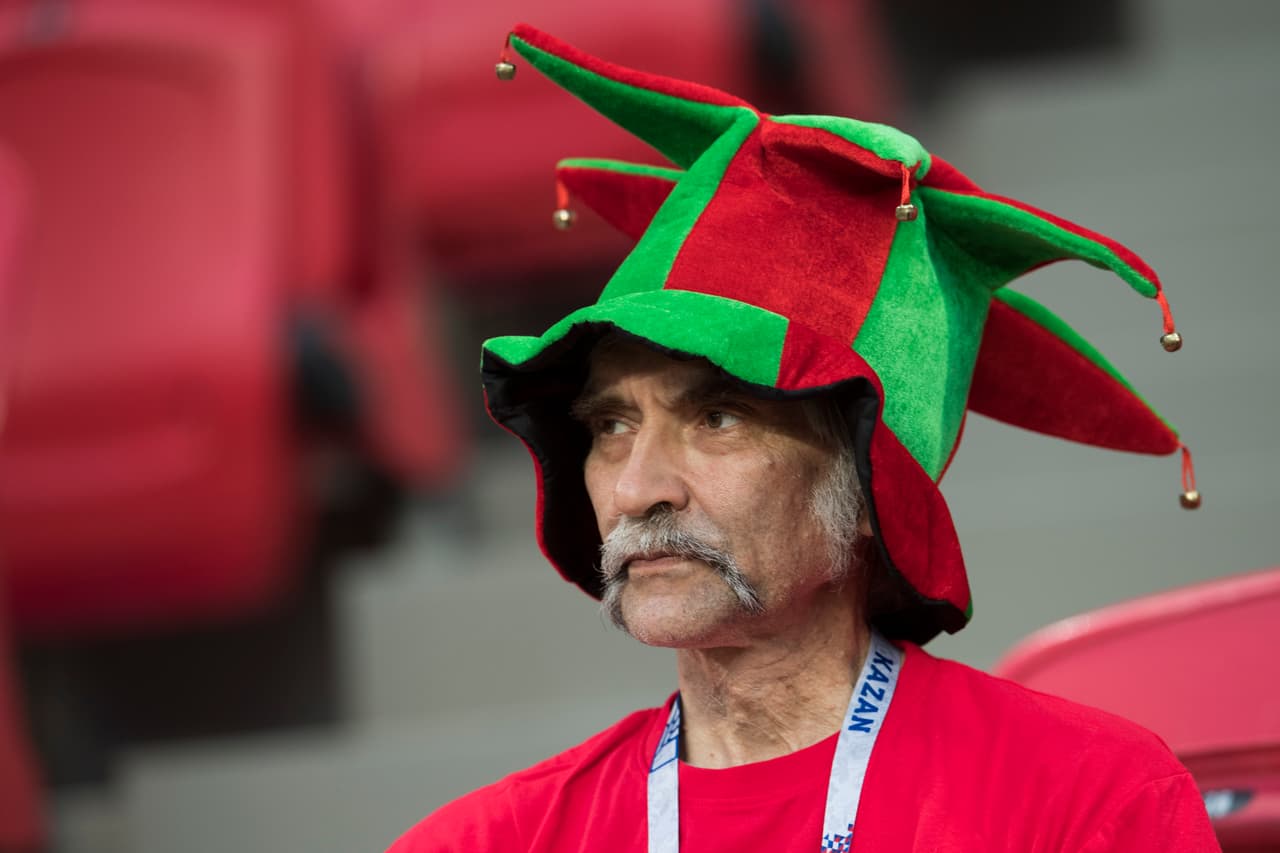 Mientras los portugueses resistían, siendo minoría, para vivir un partido emocionante.