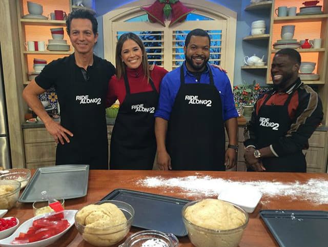 Los chicos de Ride Along 2 se animaron a hacer una riquísima rsca. (6 de enero, 2016).