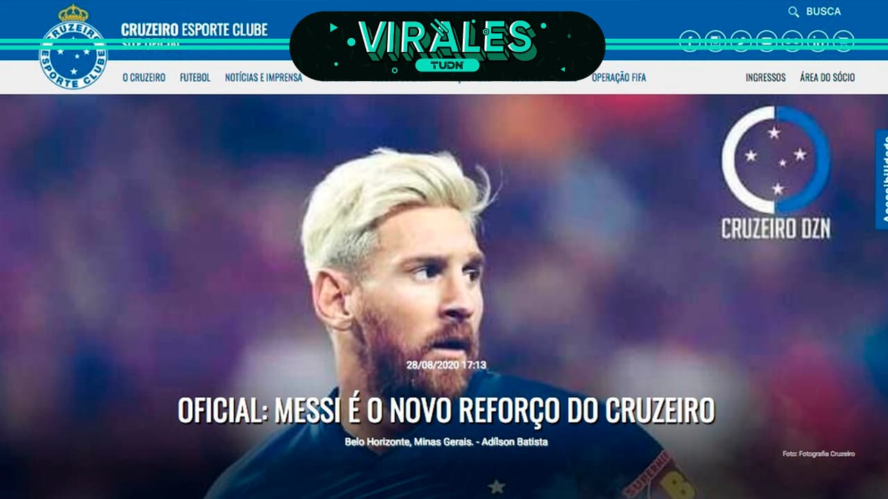 Cruzeiro le da la bienvenida a Lio Messi