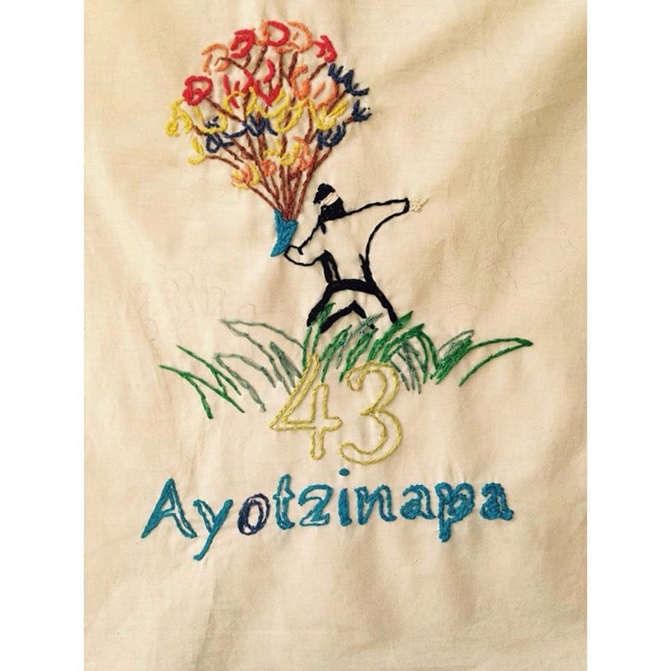 Bordando por la paz “Ayotzinapa” Bordado, México