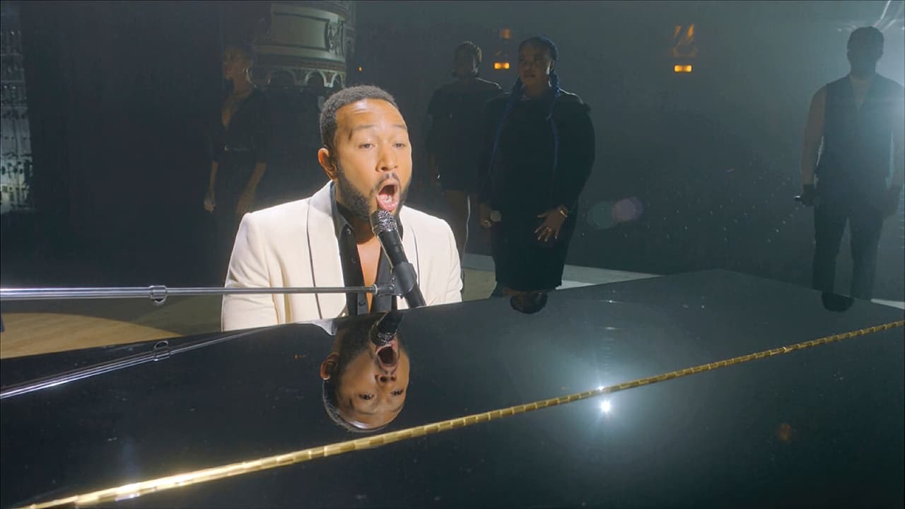 John Legend cantó "Never Break" durante la transmisión en línea de la convención.