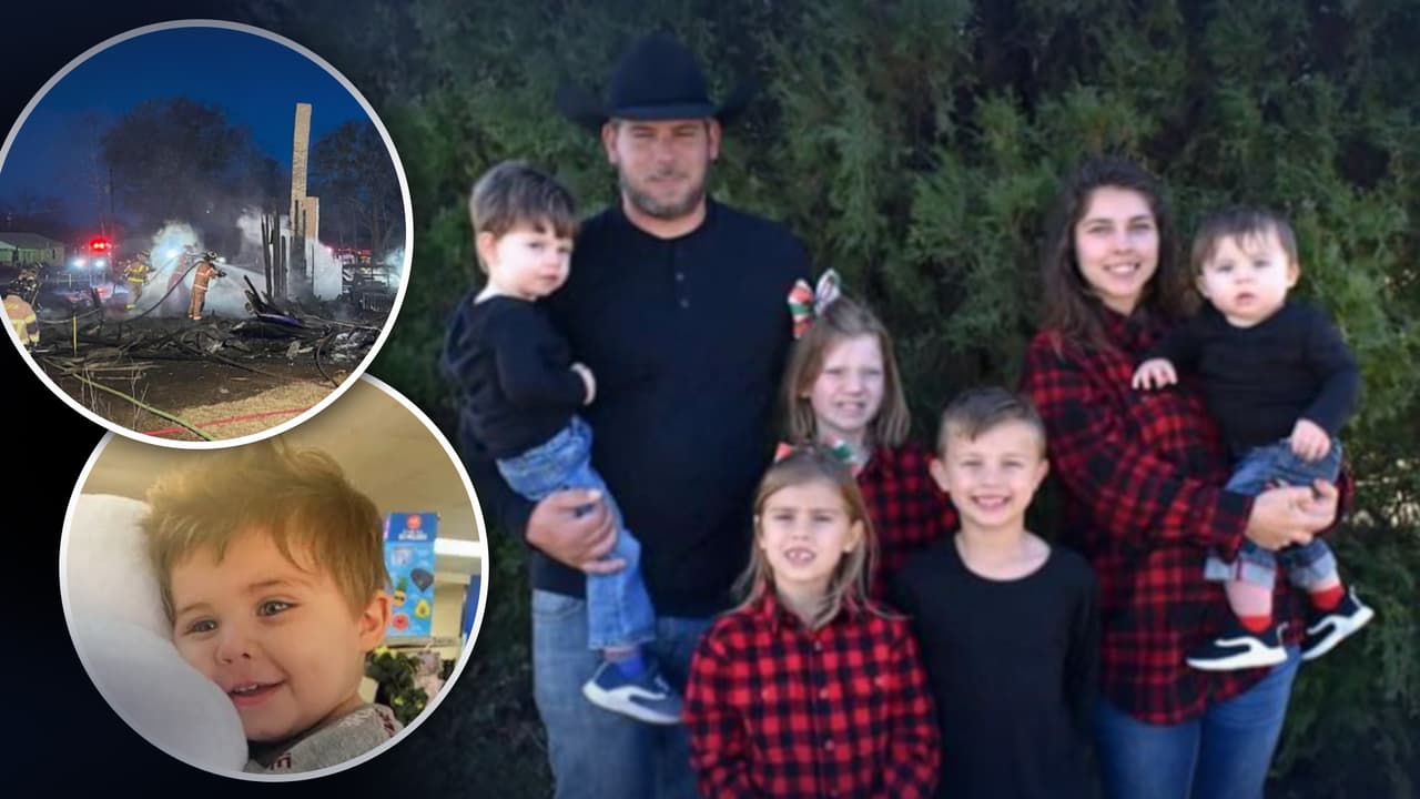 Héroe en pañales: Nene de 2 años salva a su familia de un incendio que devoró su casa