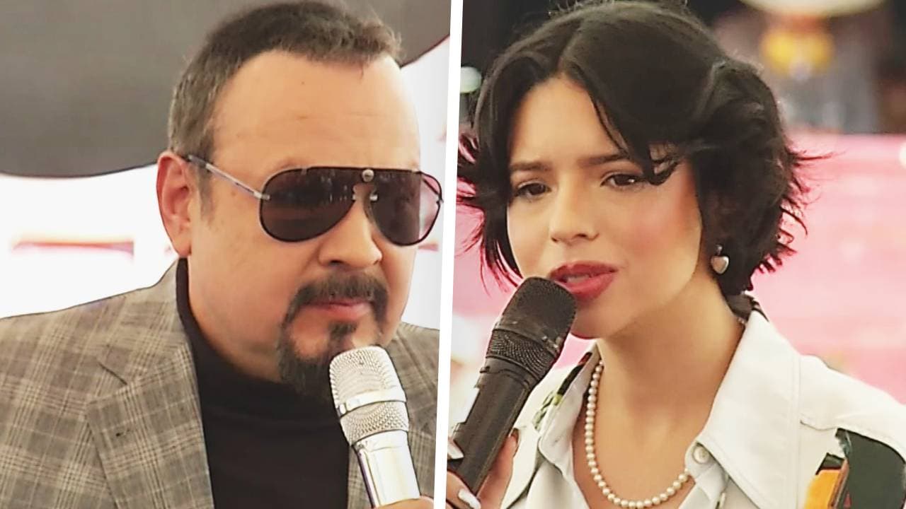 ¿Enojado? Pepe Aguilar interviene en conferencia por una pregunta de un periodista a su hija Ángela