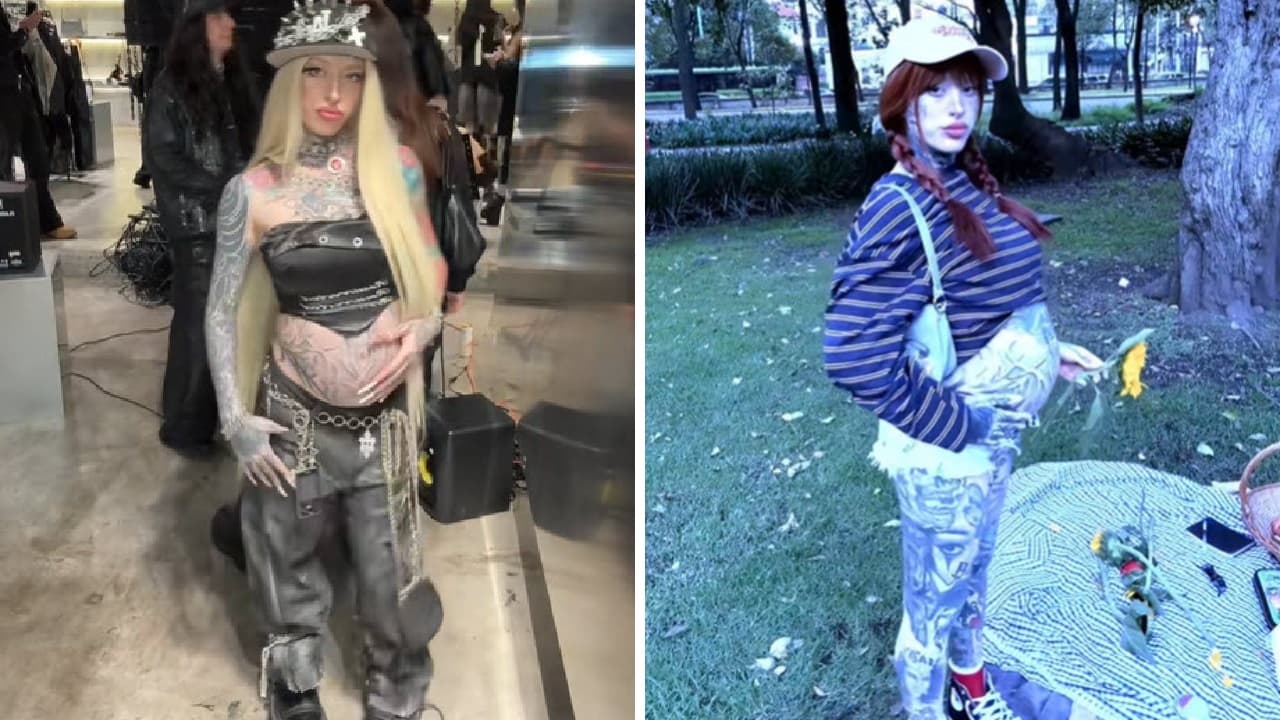 Así mostraba su pancita de embarazo Kelly Medanie.