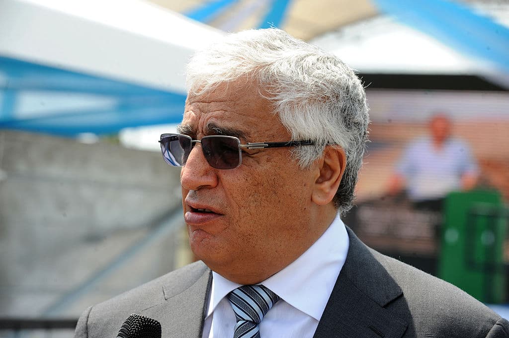 Ronald Chagoury el 21 de febrero, 2013, durante la ceremonia de inauguración de la primera fase del proyecto inmobiliario Eko Atlántico, en Lagos, Nigeria.