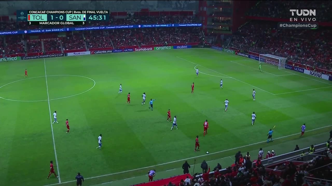 ¡TIRO ATAJADO! disparo por Federico Pereira.