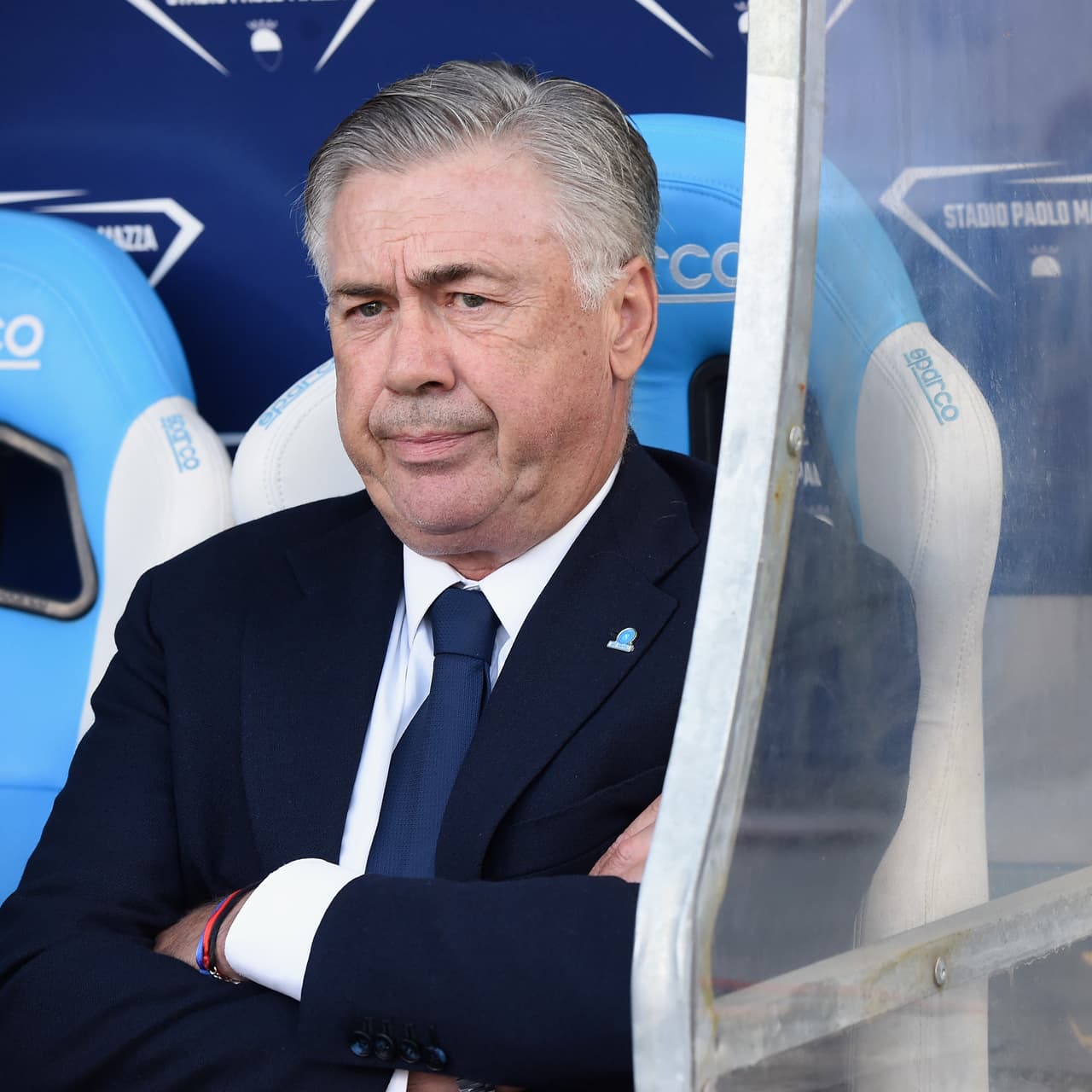 Ancelotti no dio la obligada conferencia de prensa al término del partido de la Champions League contra el Red Bull Salzburg.