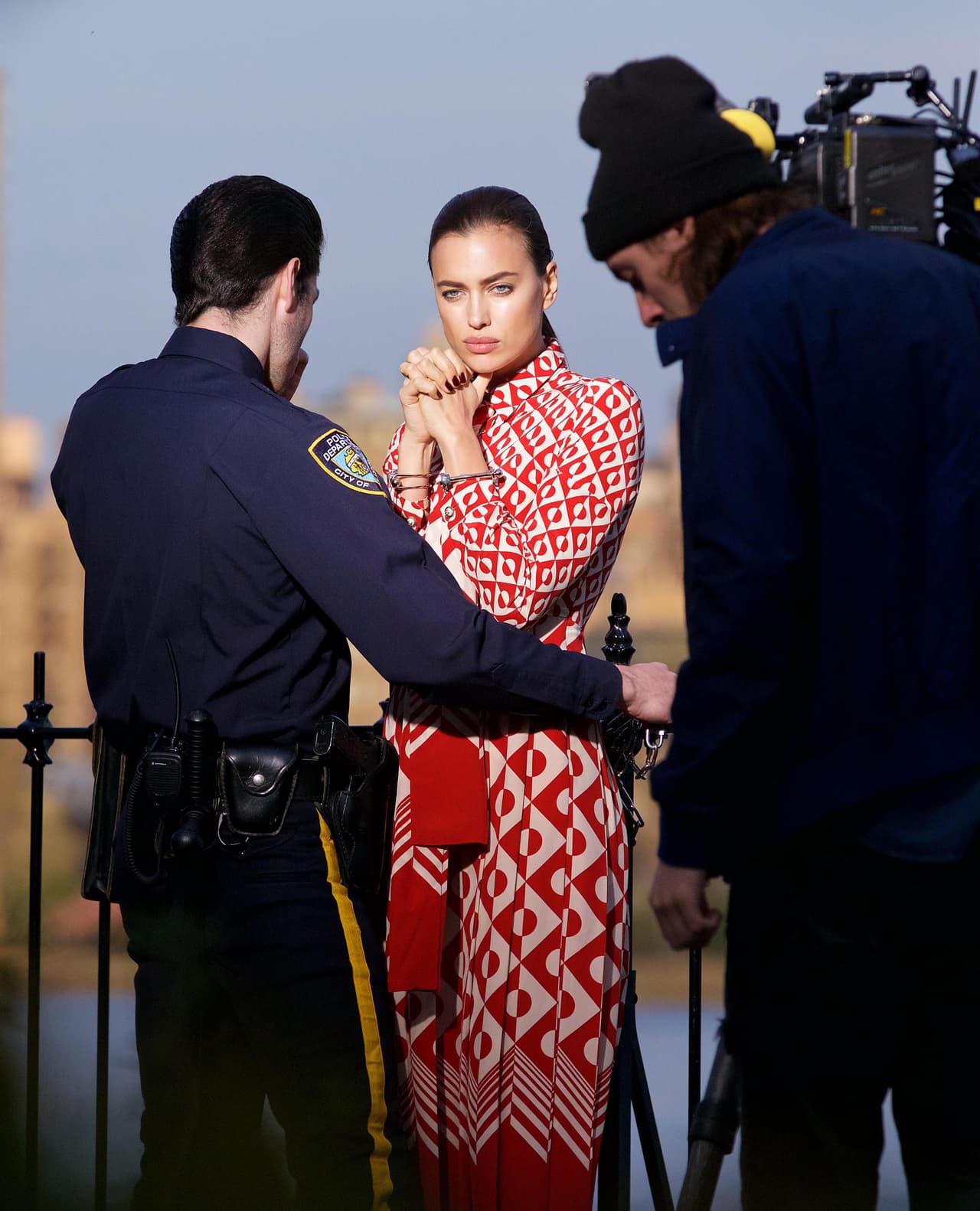 Así de guapa lució ante las cámaras.