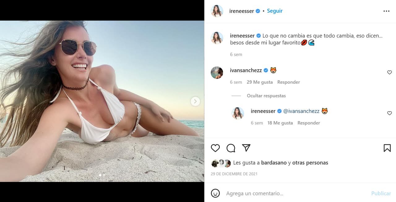 Aunque se desconocen los detalles de su noviazgo, en desde finales de 2021 la pareja intercambiaba emoticonos en Instagram en las distintas publicaciones que hacían.