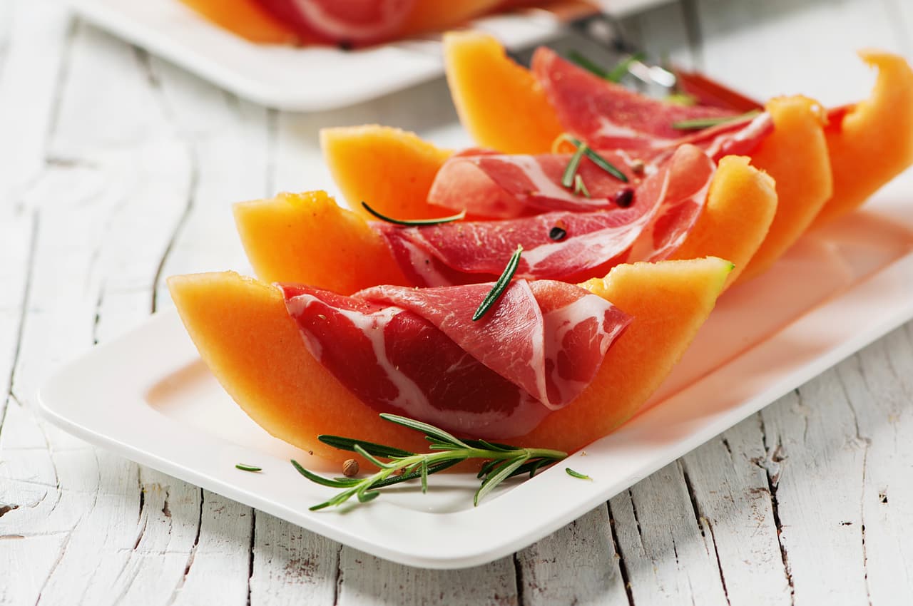 Jamón con melón