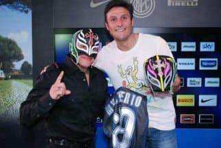 Rey Mysterio convivió con los jugadores del Inter de Milán 