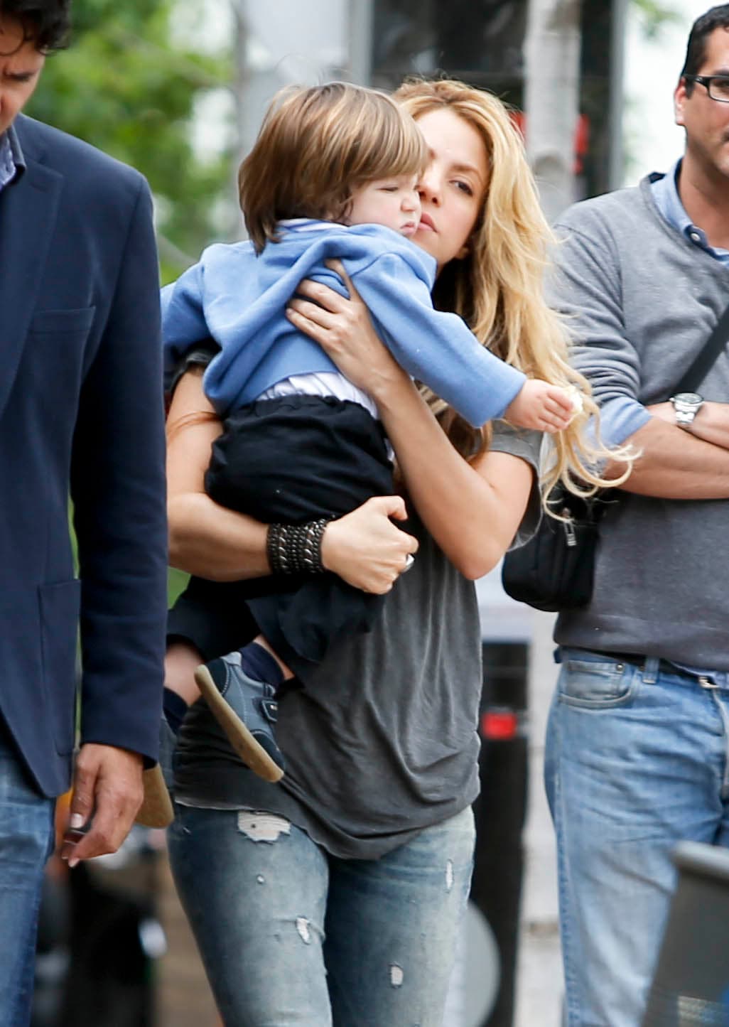 Pero la colombiana no deja de disfrutar a sus peques.