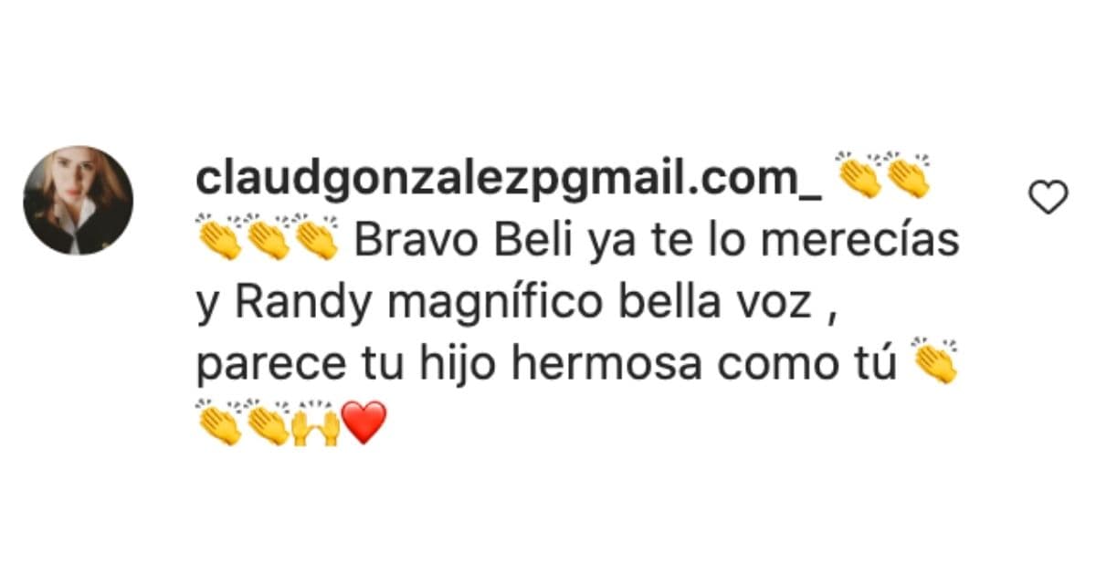 usuario reacciona a "hijo" de Belinda y Christian nodal