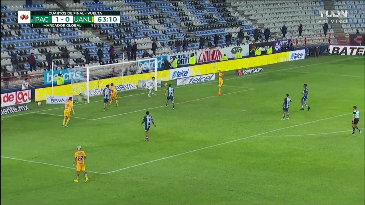 ¡GOL!  anota para Tigres. Guido Pizarro