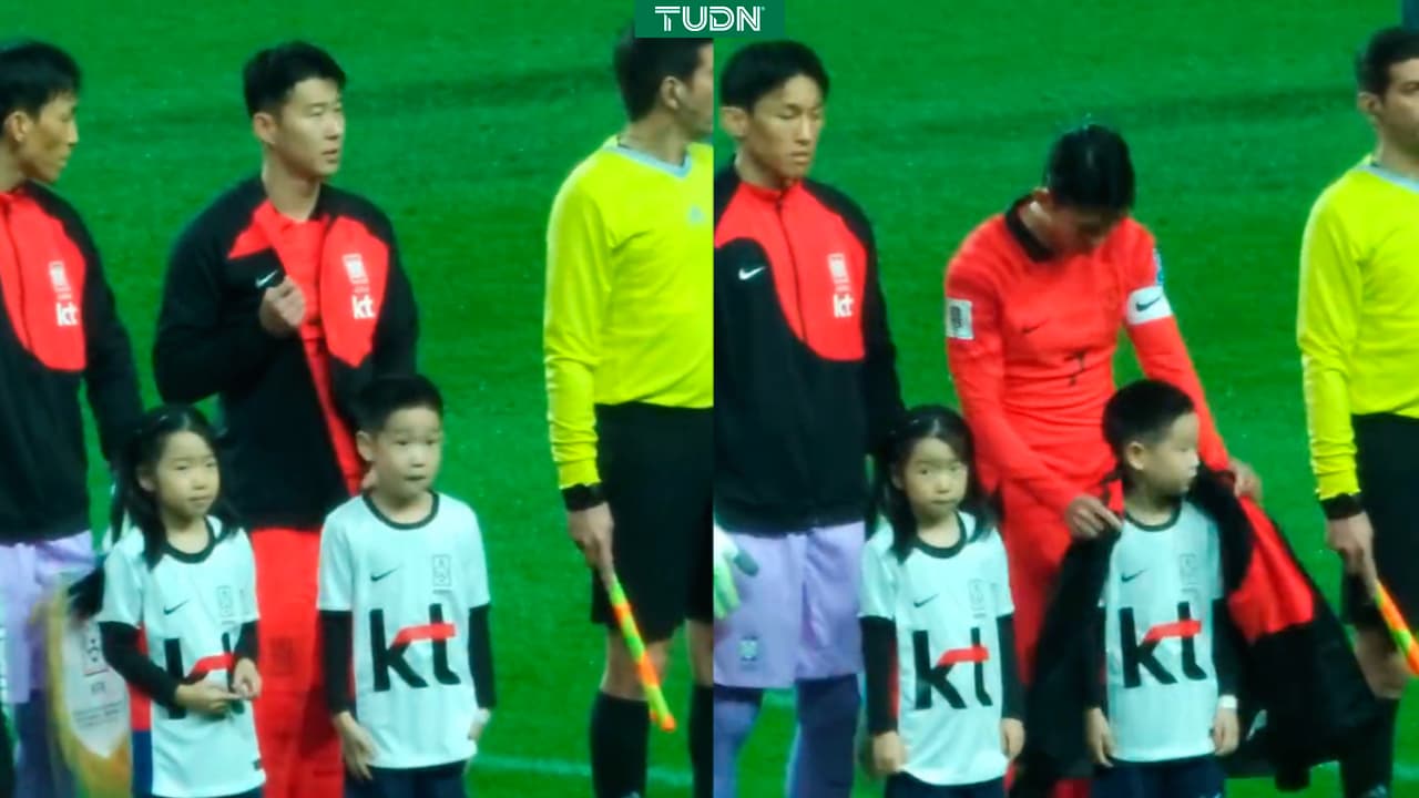 Hermoso gesto de Heung-min Son con niño que temblaba de frío
