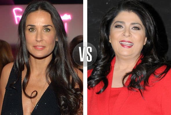 Demi Moore y Victoria Ruffo tienen algo en común, sus 51 años de vida. Más videos de Chismes aquí.