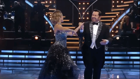 Samy mostró sus mejores pasos, aunque no estuvo mucho tiempo en la competencia.