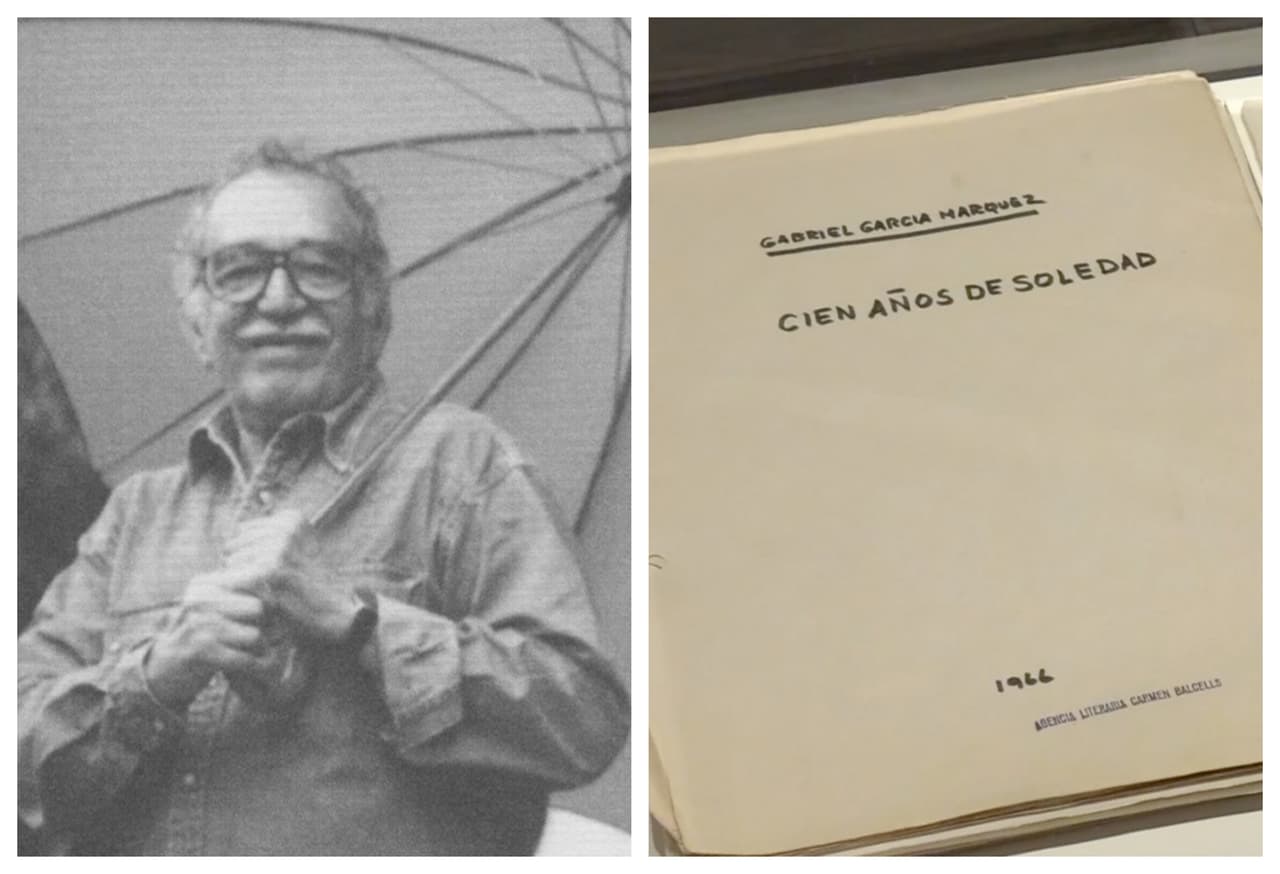 Manuscritos y objetos personales de Gabriel García Márquez se exhiben por primera vez al público