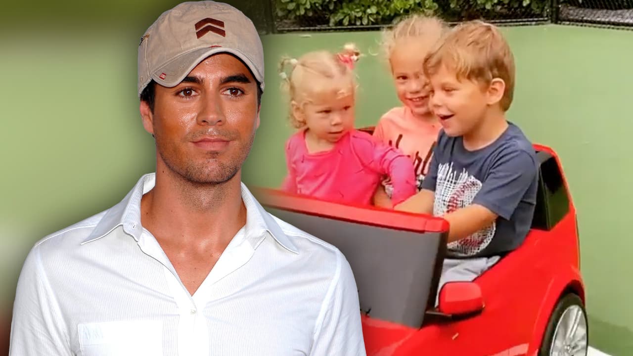 La enternecedora reacción de los hijos de Enrique Iglesias y Ana Kournikova al ver a sus papás en el video de 'Escape'