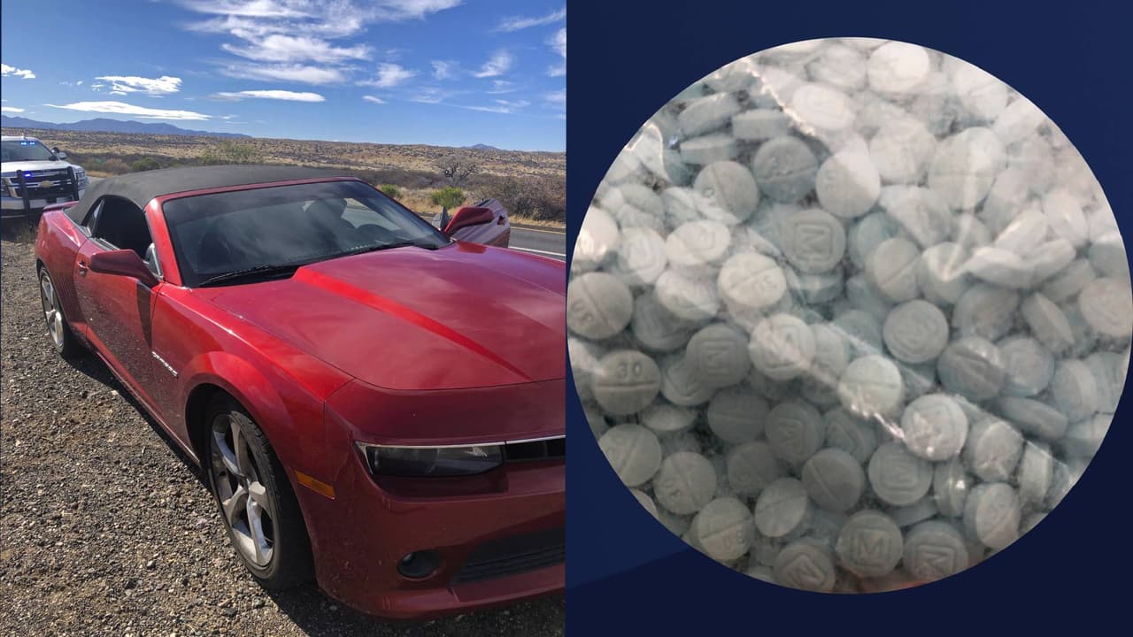 <b>Primera parada de tráfico</b>: Según reportes, agentes pararon al conductor de un Chevrolet Camaro en la Interestatal 17 en dirección norte en Cordes Junction, Arizona el 17 de enero. “Durante la parada, los agentes ubicaron 
<b>2.5 libras de pastillas de fentanilo</b> dentro del vehículo. El conductor, 
<b>Jabriond Smith, de 20 años</b>, fue arrestado y registrado en la cárcel del condado de Yavapai por cargos de posesión y transporte de estupefacientes para la venta”, se lee el comunicado de 
<a href="https://www.facebook.com/permalink.php?story_fbid=4833888530011979&id=134868793247333" target="_blank">DPS en Facebook</a>.