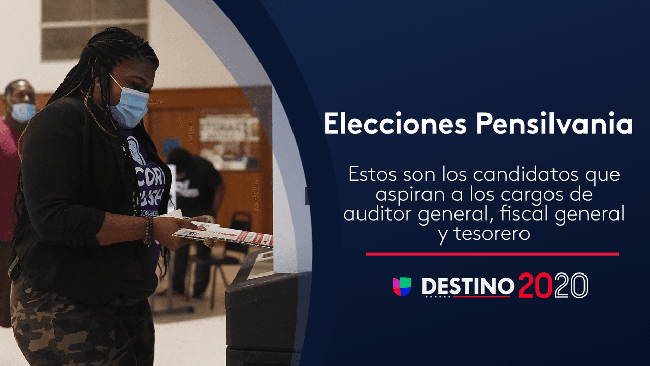 Auditor general, fiscal general y tesorero: conoce a los candidatos de las elecciones generales en Pensilvania
