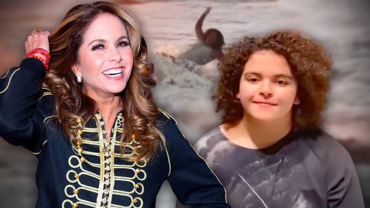 Lucero Mijares muestra su “expectativa vs. realidad” con tremenda caída en la playa