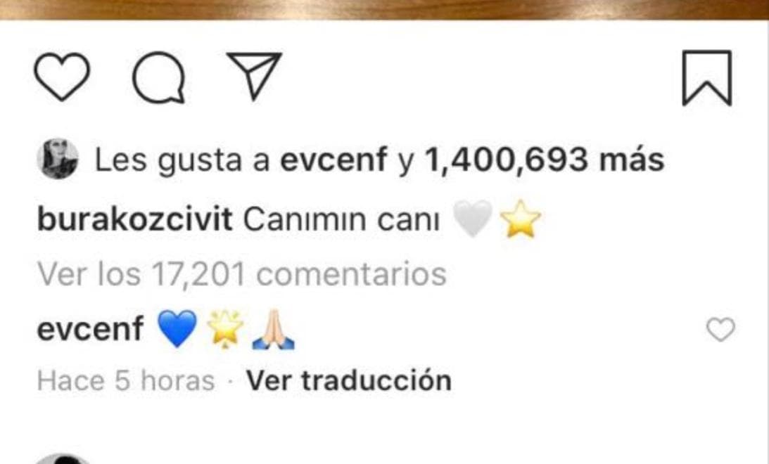 Fue el protagonista de Amor Eterno quien compartió este instante y escribió: "Mi amor".
