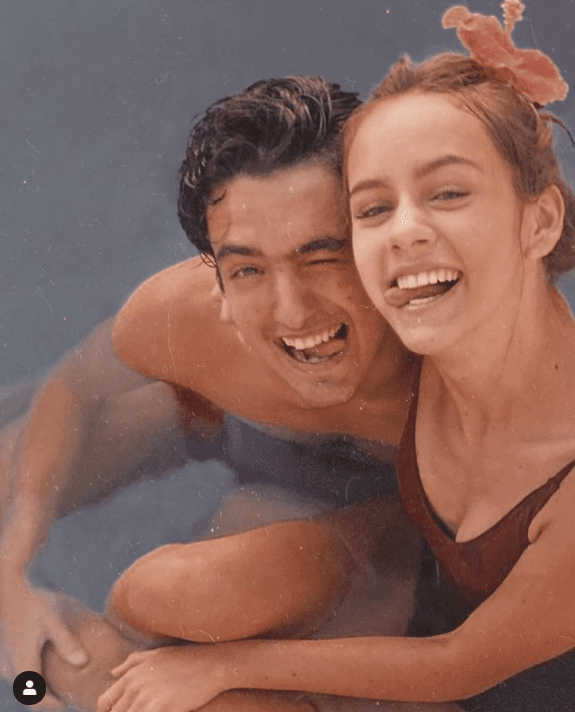 Azul Guaita es novia de otro joven actor: Sebastián Poza, hijo de Mayrín Villanueva y Jorge Poza.