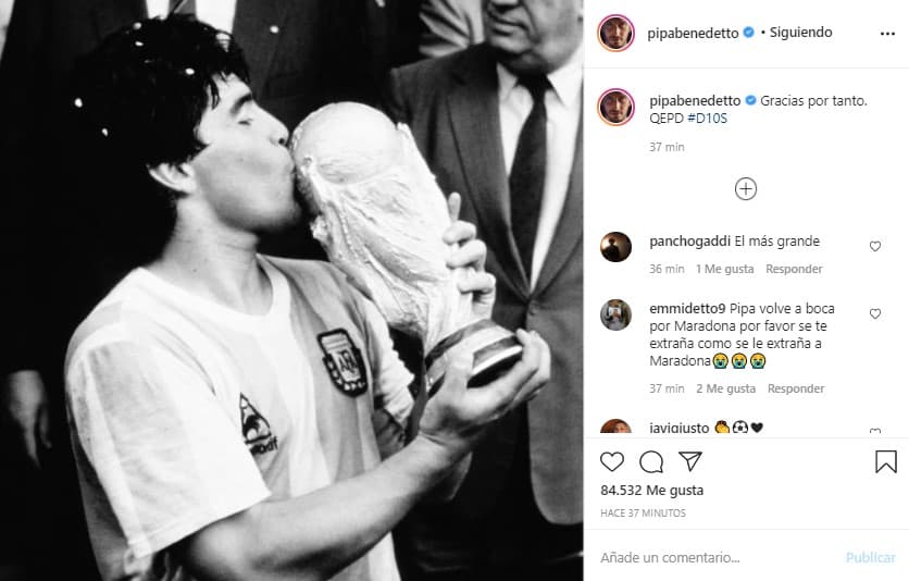 Los íconos del deporte se despidieron de Diego Armando Maradona en redes sociales.