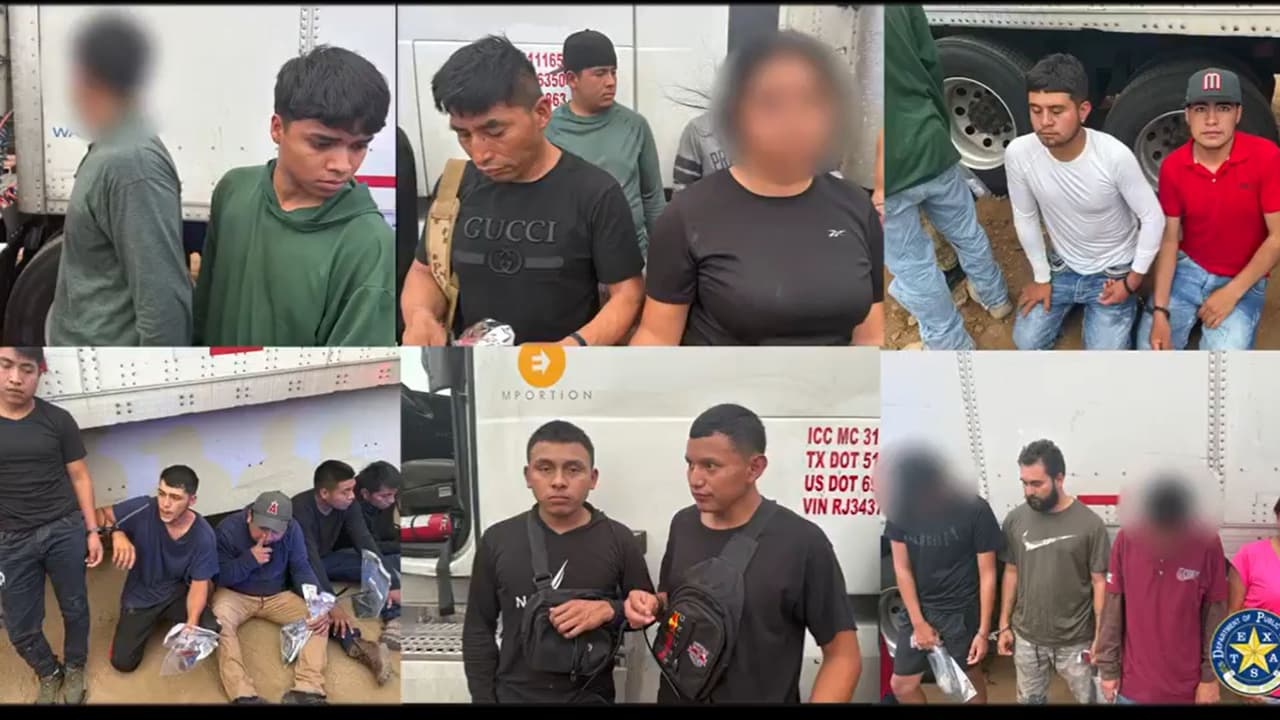 Hallan a 20 migrantes ocultos en tráiler en el condado de Webb entre ellos 4 menores