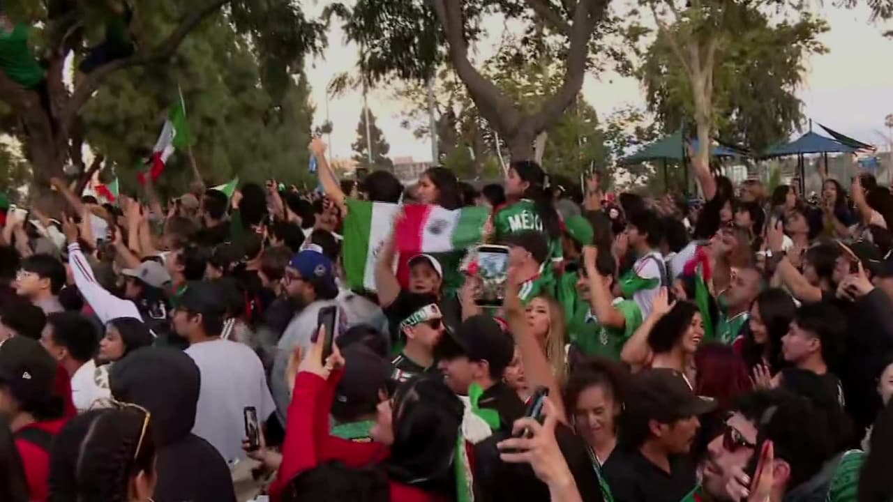 Mundial en Los Ángeles: miles se reúnen en Koreatown para ver México vs Corea del Sur