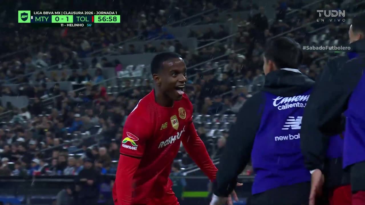 ¡Estás loco Helinho! Este fue el golazo que clavó a Rayados