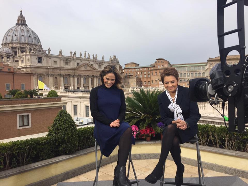 María Antonieta es una experta en el Vaticano. ¡Nadie como ella para acompañarnos!