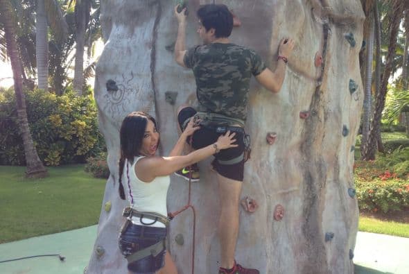 Aunque claro, sólo lo hizo para ayudarlo a subir más rápido.