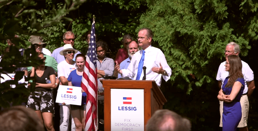 Lawrence Lessig, candidato demócrata: Nuestra democracia "es la de una república bananera"