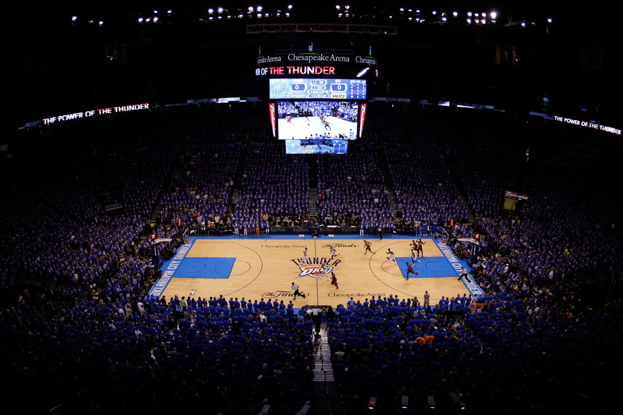 Mudándose desde Seattle, donde eran los SuperSonics, la franquicia llegó a esta ciudad en el 2008.