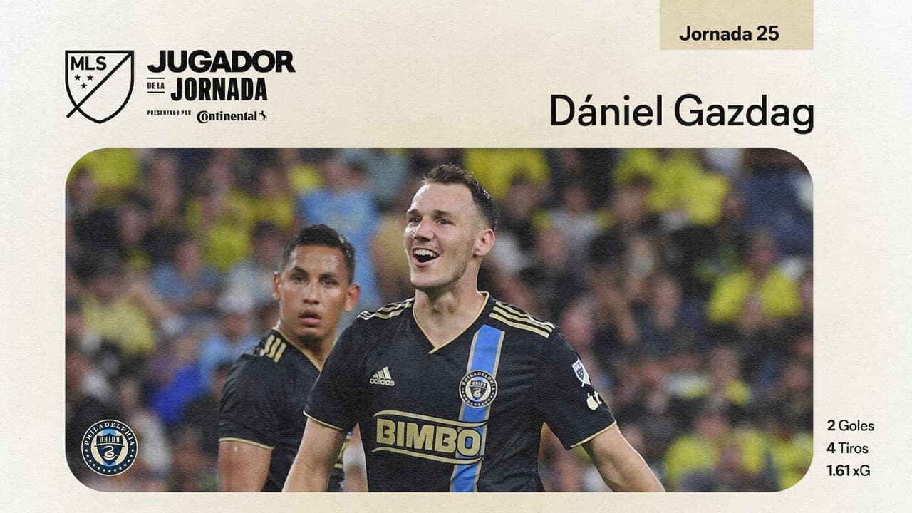 Si es penal, es gol de Dániel Gazdag, nombrado como Jugador de la Jornada